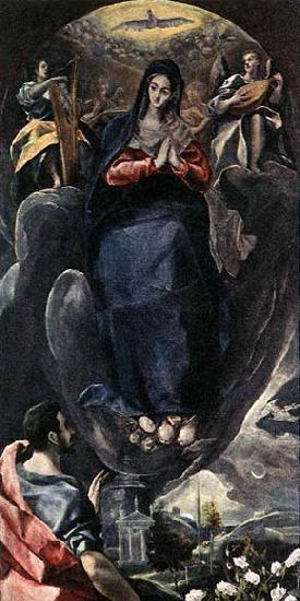 GRECO, El The Virgin of the Immaculate Conception and St John